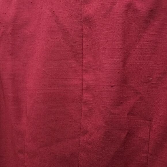 VTG Red Blazer Jacket SzSm Union Made USA Shoulder Pads Academic Office Career - Picture 11 of 14